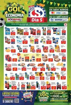 Pré-Visualização do folheto "Semar Supermercado ofertas Dia S" da loja Semar Supermercado válido a partir de 20/06/2026