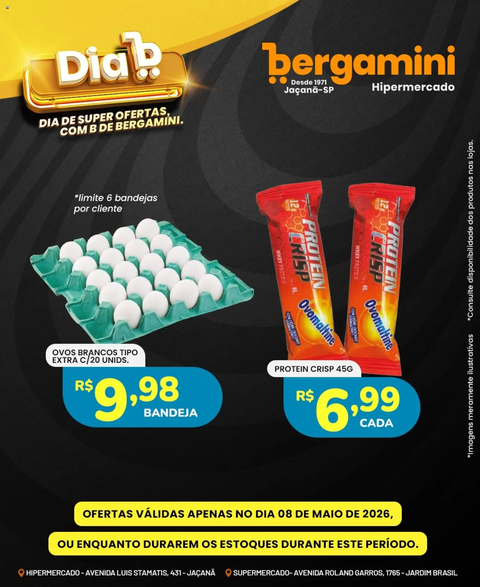 Pré-Visualização do folheto "Supermercado Bergamini - Ofertas da semana" da loja Supermercado Bergamini válido a partir de 08/05/2026