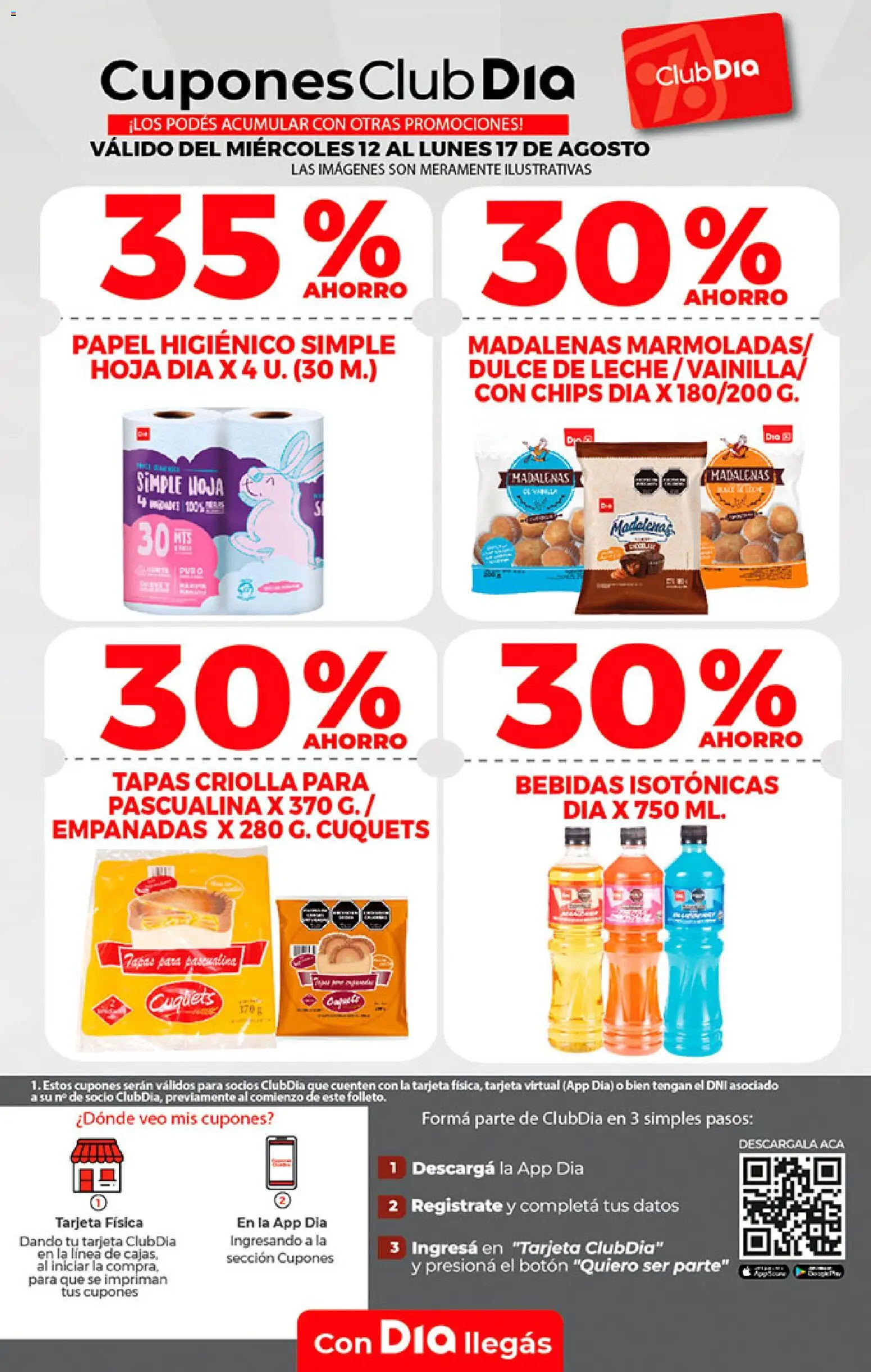 Vista previa del folleto de la tienda Dia válido desde el 12/08/2026 
