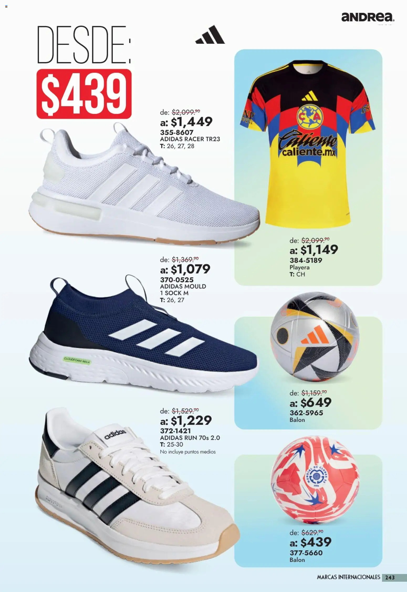 Vista previa las ofertas de la tienda Andrea - Andrea catálogo Outlet desde el 13/09/2026 
