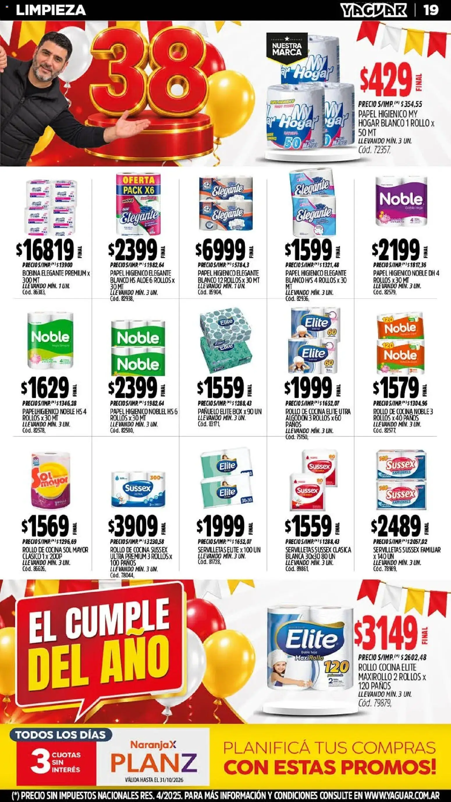 Vista previa del folleto de la tienda Yaguar válido desde el 26/10/2026 