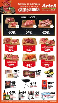 Vista previa las ofertas de la tienda Arteli - Arteli folleto Carnita Asada Arteli desde el 04/09/2026 