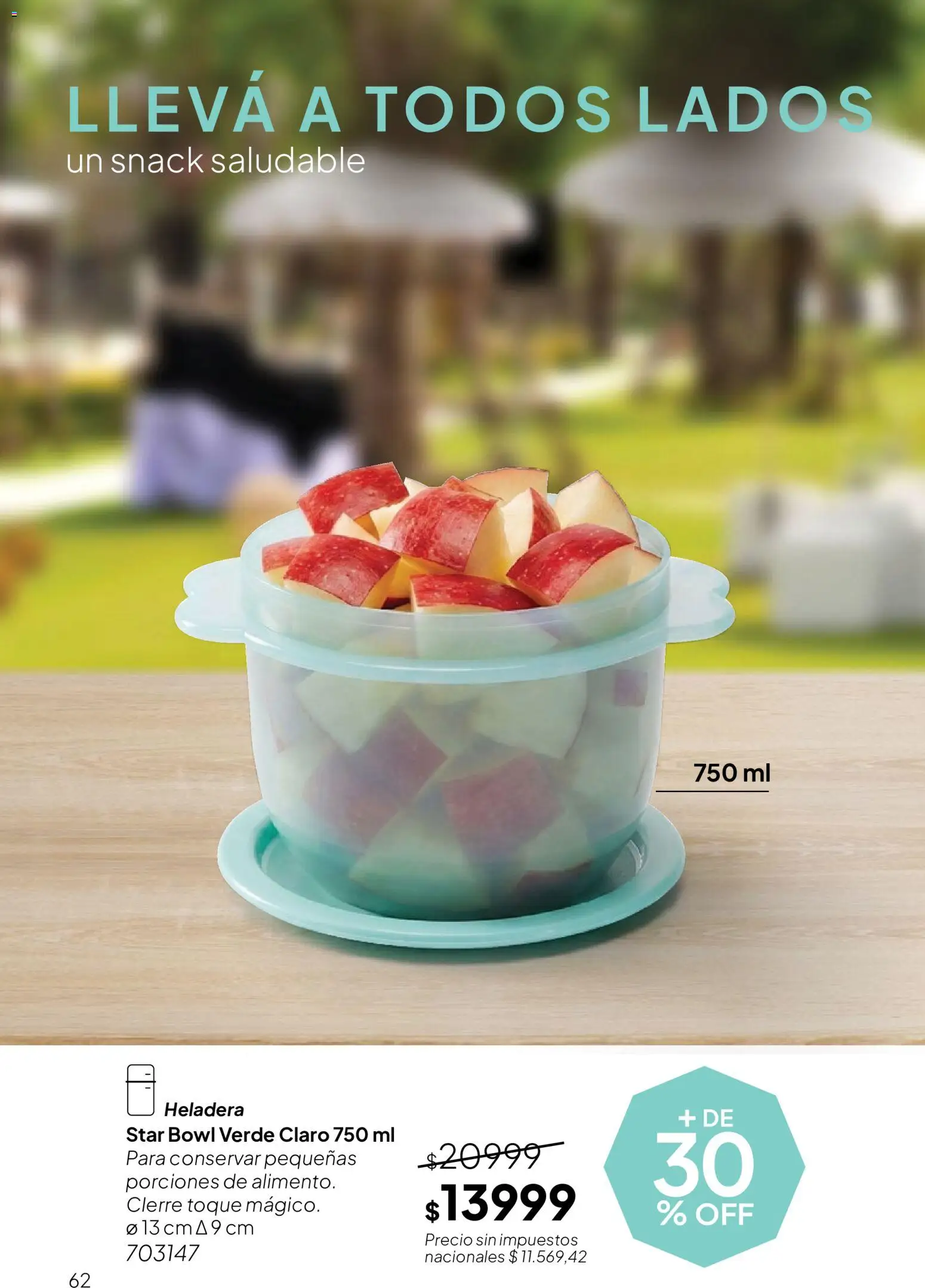 Vista previa del folleto de la tienda Tupperware válido desde el 04/08/2026 - Heladera, Bowl, Snack saludable