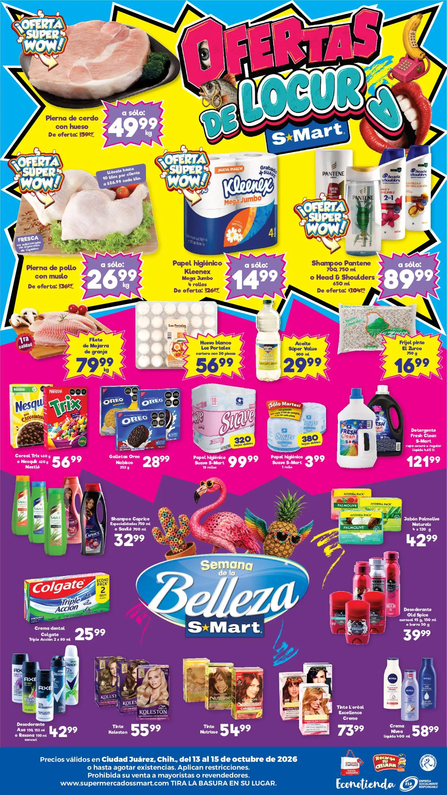 Vista previa las ofertas de la tienda S-Mart - S-Mart folleto Juárez desde el 13/10/2026 