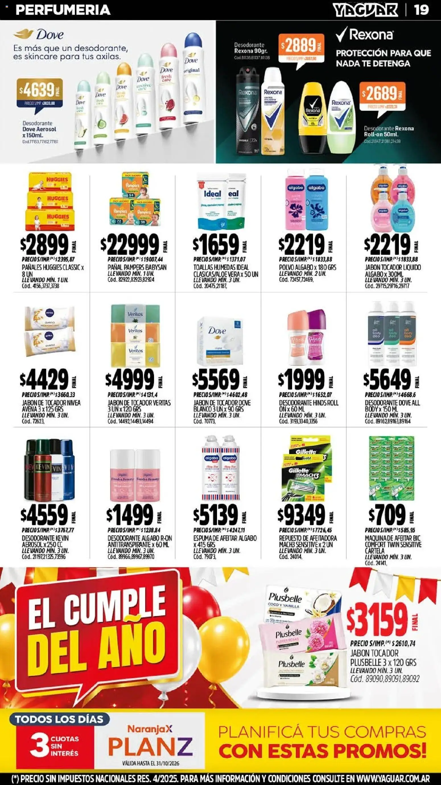 Vista previa del folleto de la tienda Yaguar válido desde el 19/10/2026 