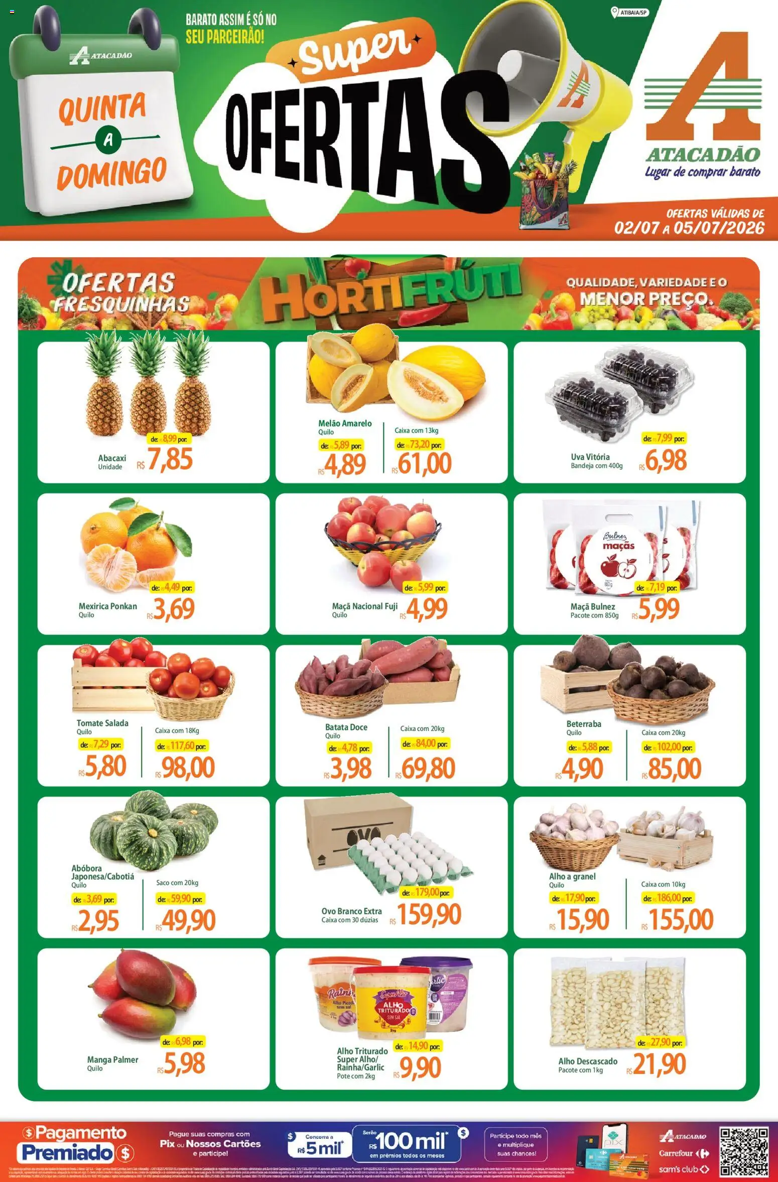 Pré-Visualização do folheto "Atacadão ofertas - SP" da loja Atacadão válido a partir de 02/07/2026