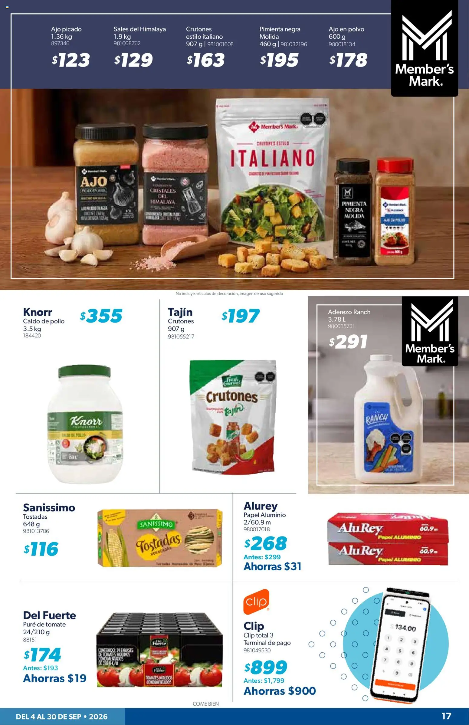 Vista previa las ofertas de la tienda Sam's Club - Sam's Club catálogo desde el 04/09/2026 