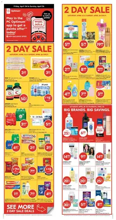 Un aperçu du dépliant Shoppers weekly flyer / circulaire du magasin Shoppers est valide à partir 24 avr. 2026