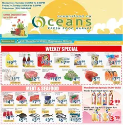 Preview of leaflet Oceans weekly flyer - Mississauga from shop Oceans is valid from Aug 14, 2026