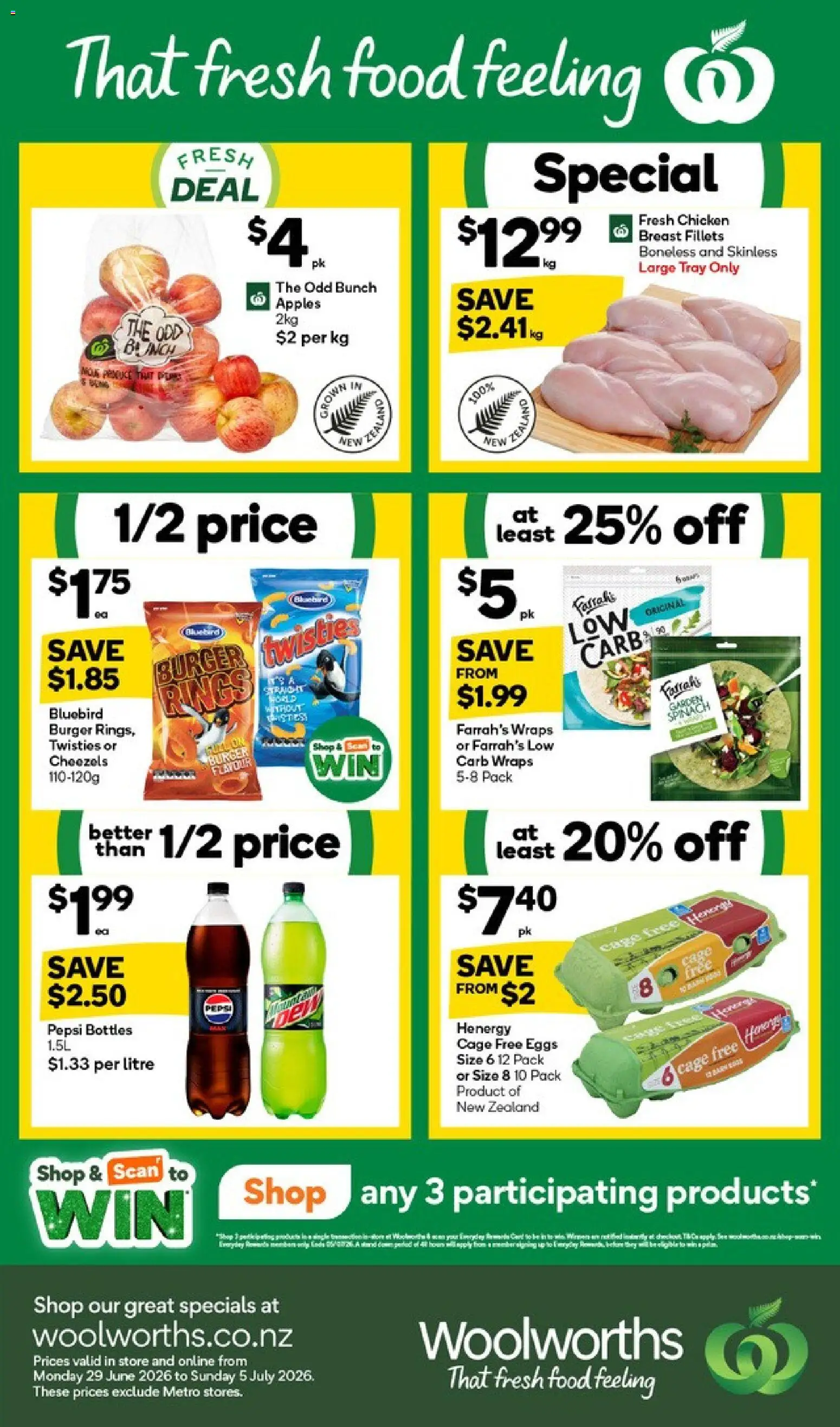 Preview of catalogue Woolworths catalogue from shop Woolworths valid 29 Jun 2026