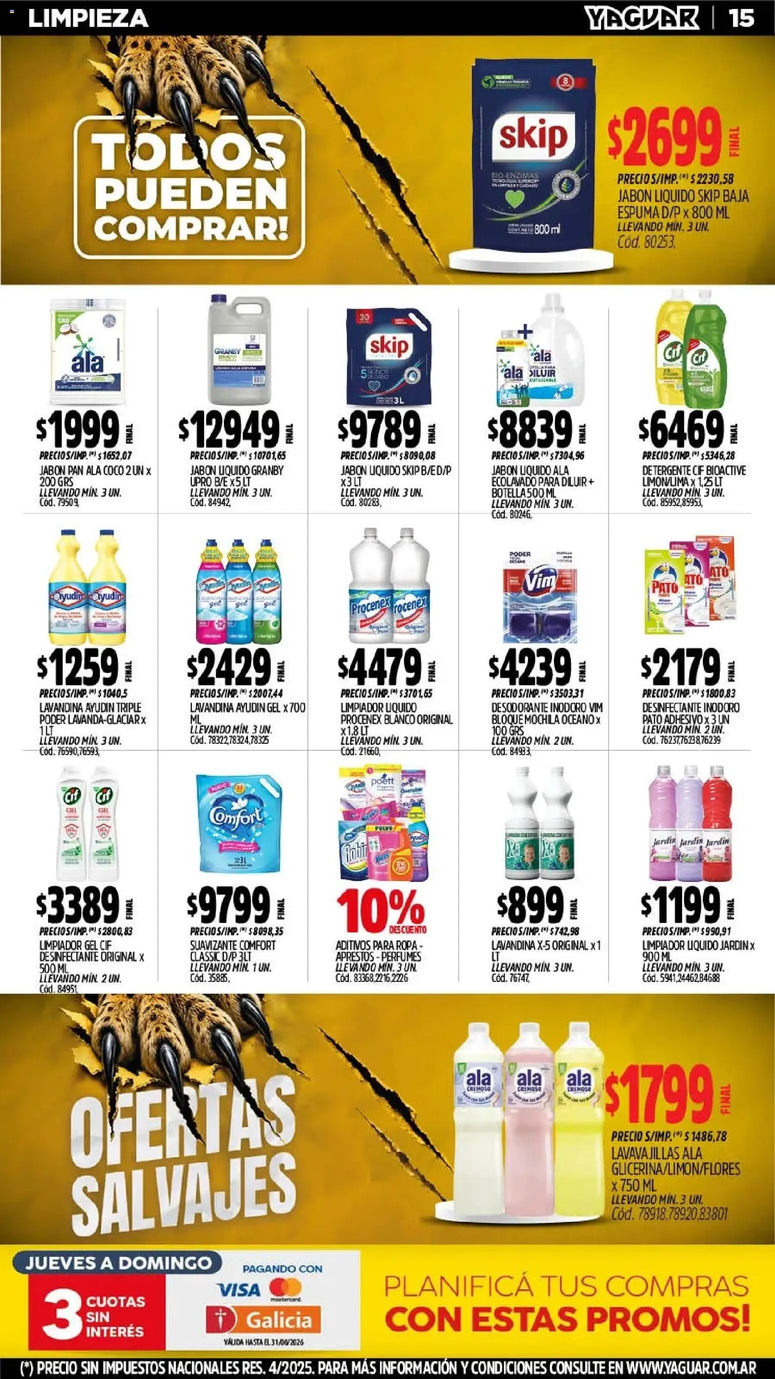 Vista previa del folleto de la tienda Yaguar válido desde el 10/08/2026 