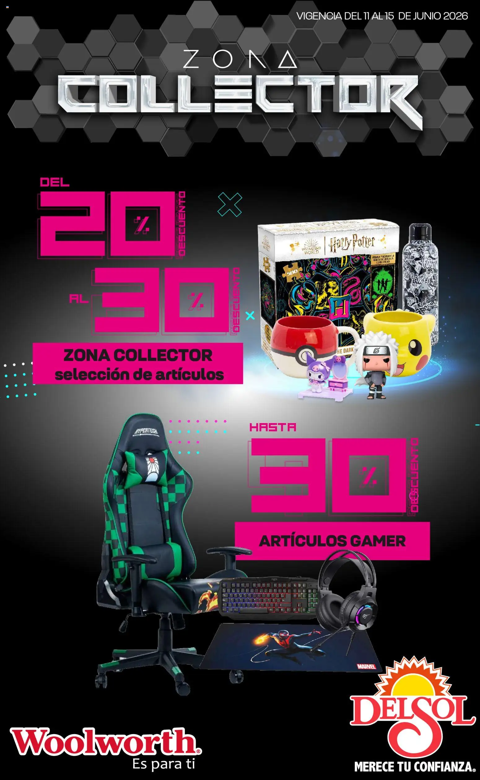 Vista previa las ofertas de la tienda Del Sol y Woolworth - Del Sol y Woolworth catálogo Zona Collector desde el 11/06/2026 