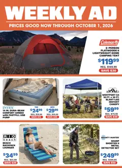 Ad Preview of Big 5 Sporting Goods Big 5 Sporting Goods Weekly Ad from 09/18/2026
