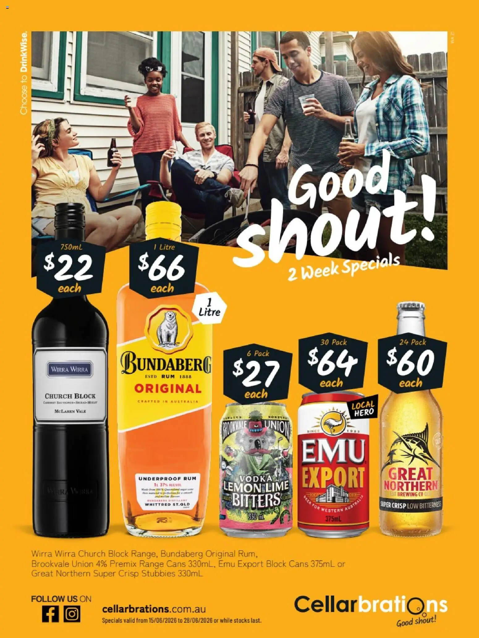 Preview of catalogue Cellarbrations catalogue WA Z1 from shop Cellarbrations valid 15/06/2026