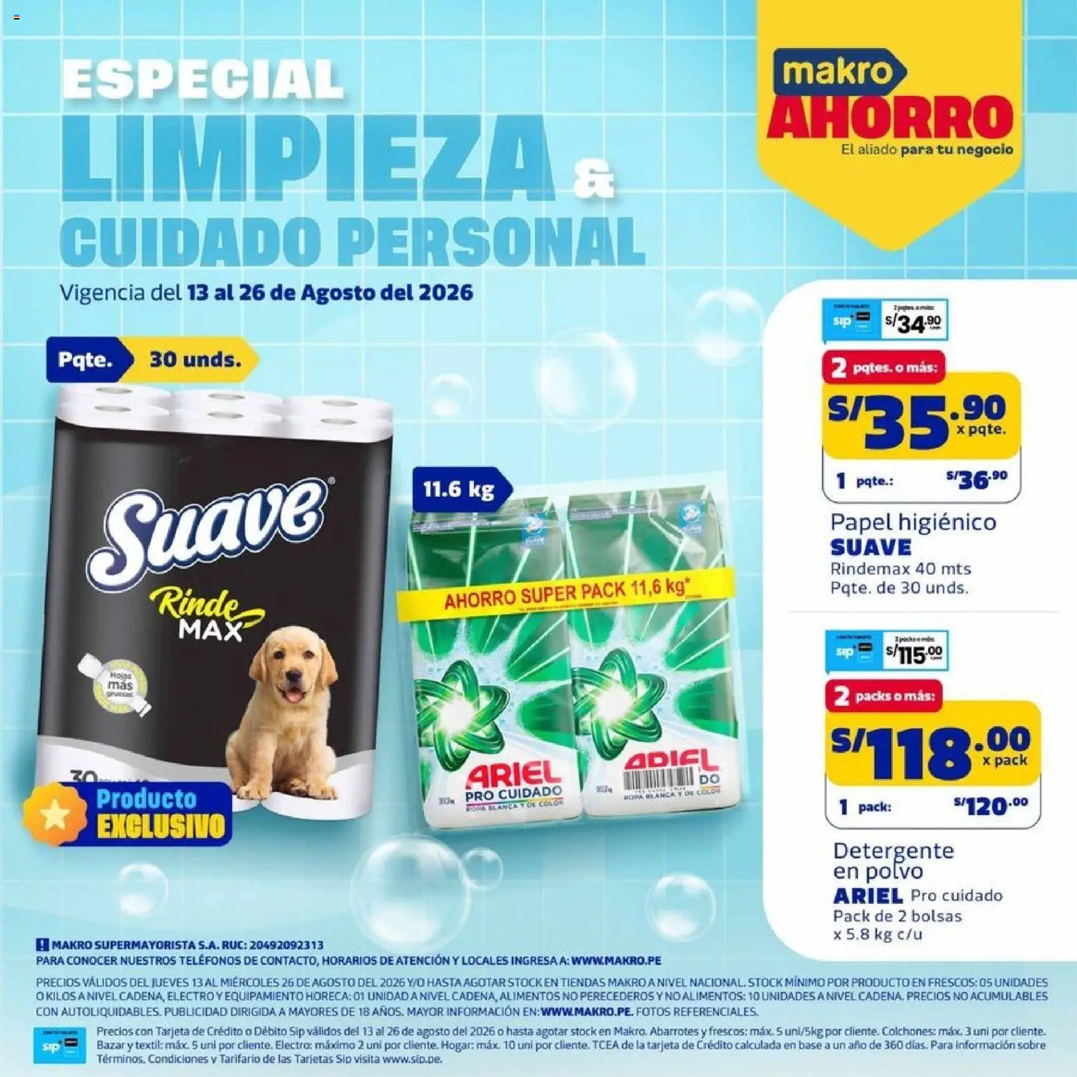 Vista previa de Catálogo Makro - Catálogo Esp Limpieza de la tienda Makro válido desde 13/08/2026
