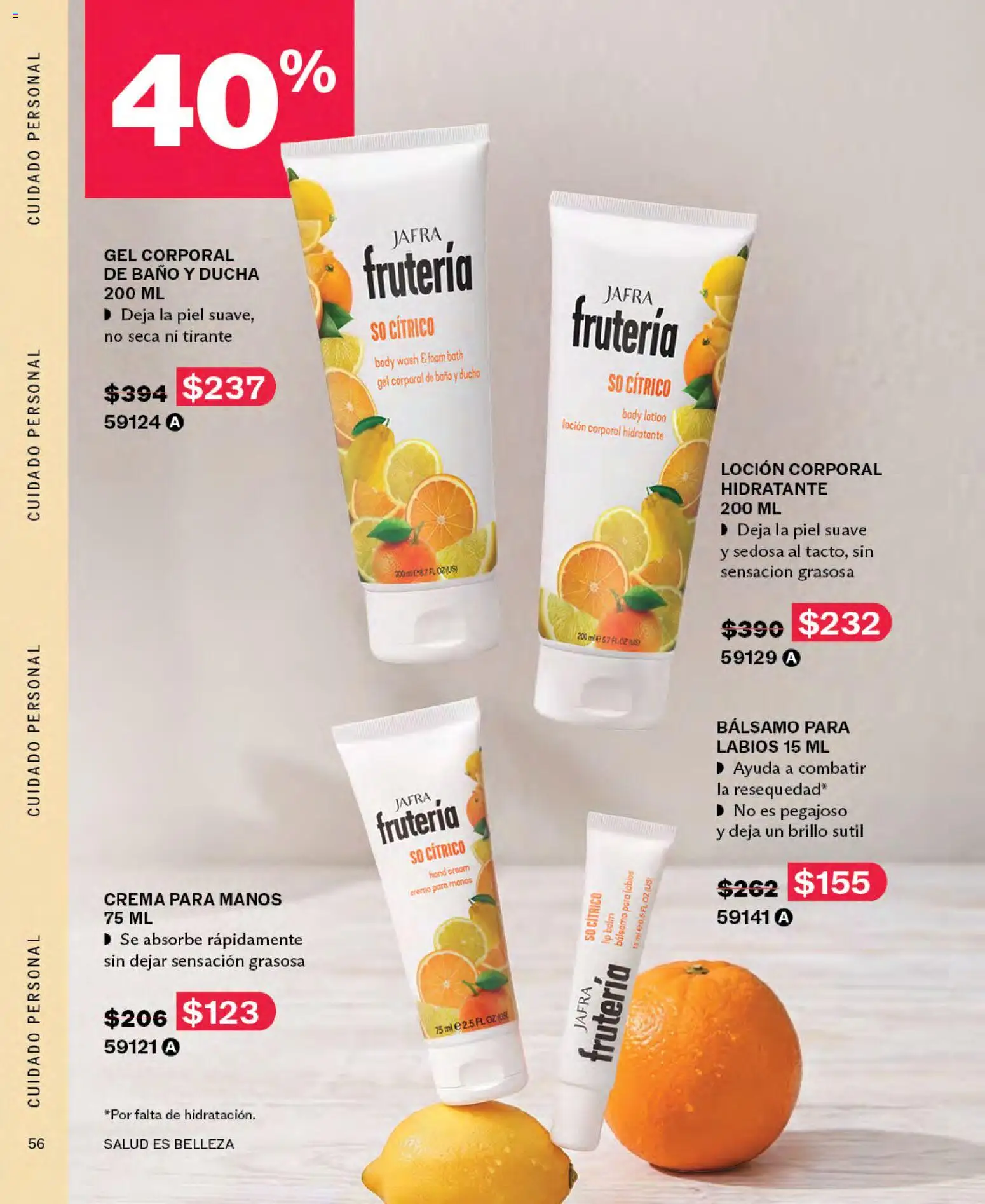 Vista previa las ofertas de la tienda JAFRA - JAFRA catálogo desde el 01/10/2026 - Baño, Crema, Body, Crema para manos, Loción, Bálsamo, Loción corporal, Gel corporal