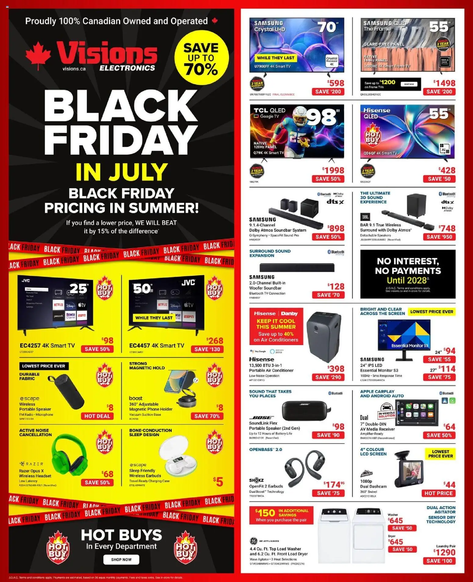 Preview of leaflet Visions weekly flyer / circulaire from shop Visions is valid from Jul 24, 2026