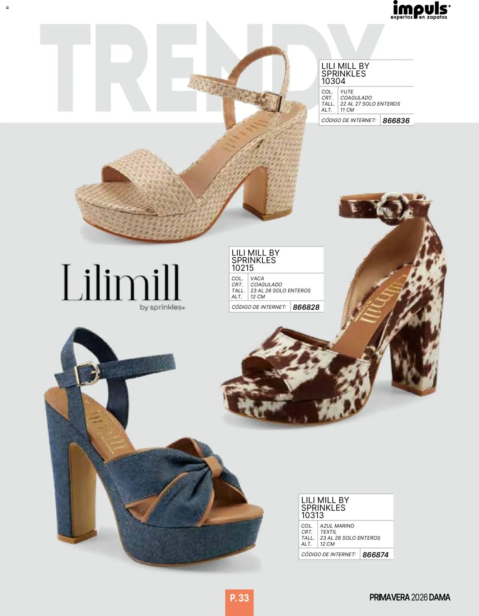 Vista previa las ofertas de la tienda Impuls - Catálogo Primavera desde el 01/01/2026 - Zapatos