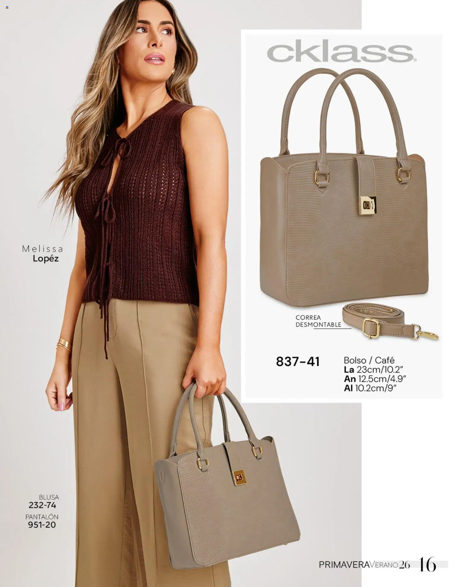 Vista previa las ofertas de la tienda Cklass - Catálogo Dama Calzado desde el 02/01/2026 - Café, Bolso, Blusa