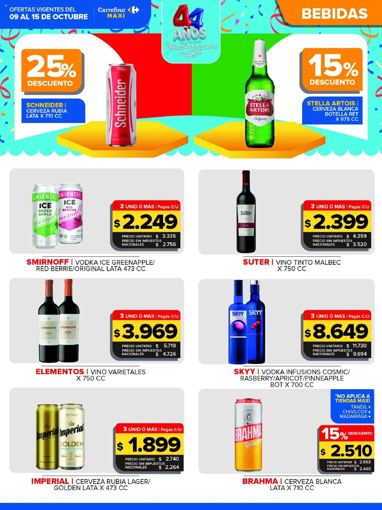 Vista previa del folleto de la tienda Carrefour Maxi válido desde el 09/10/2026 