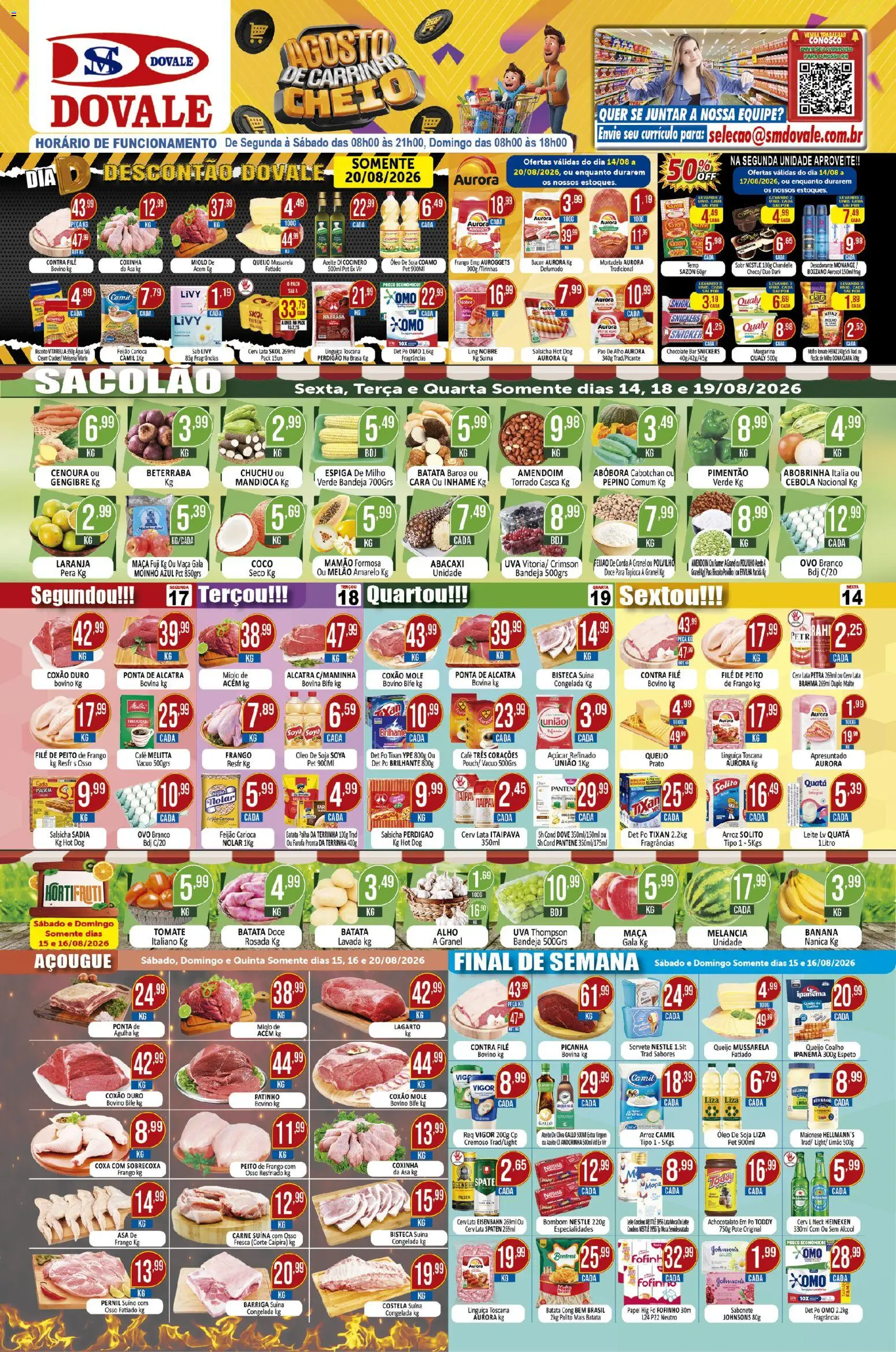 Pré-Visualização do folheto "Dovale - Ofertas da semana" da loja Dovale válido a partir de 14/08/2026