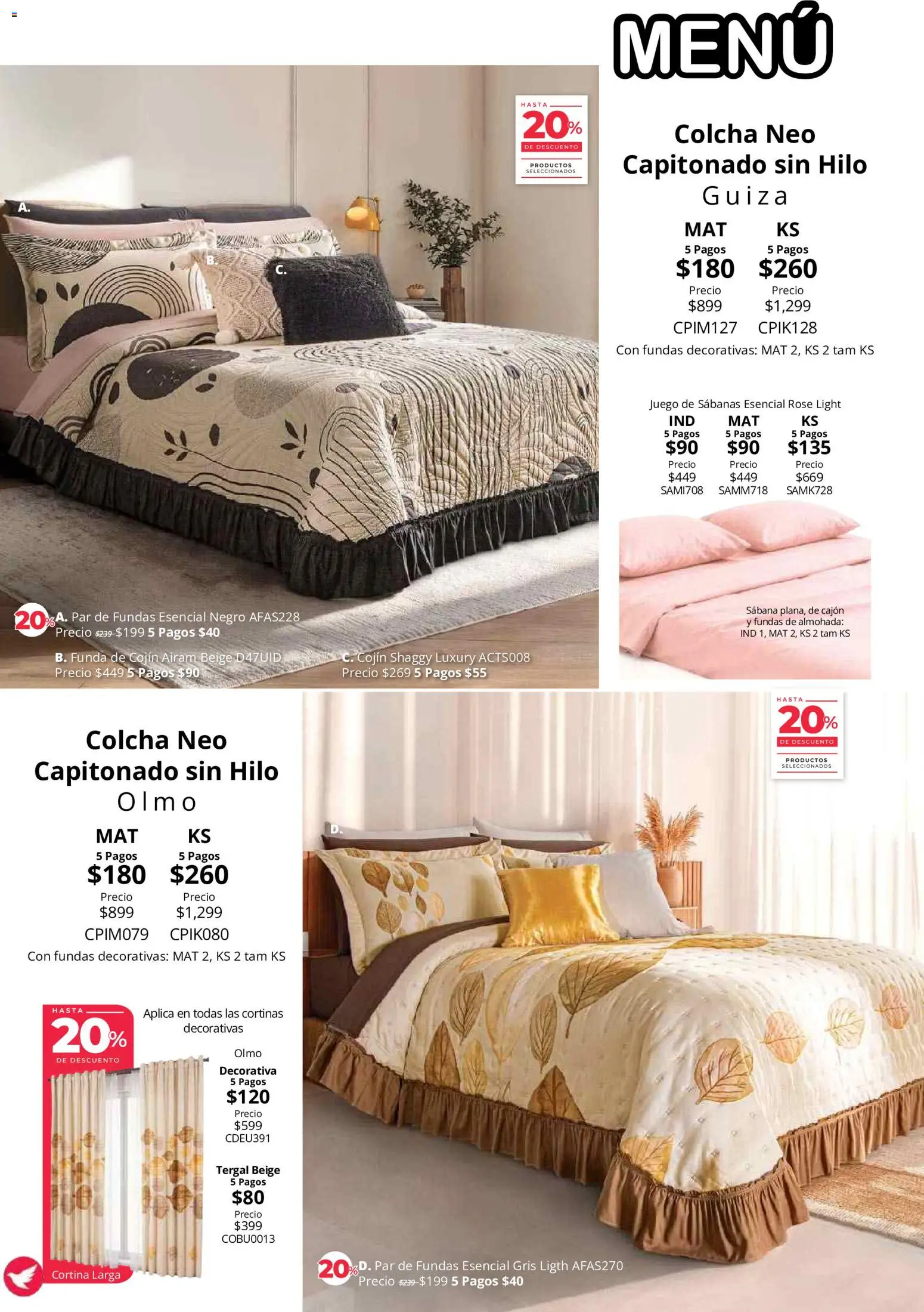 Vista previa las ofertas de la tienda Colchas Concord - Colchas Concord catálogo desde el 01/08/2026 