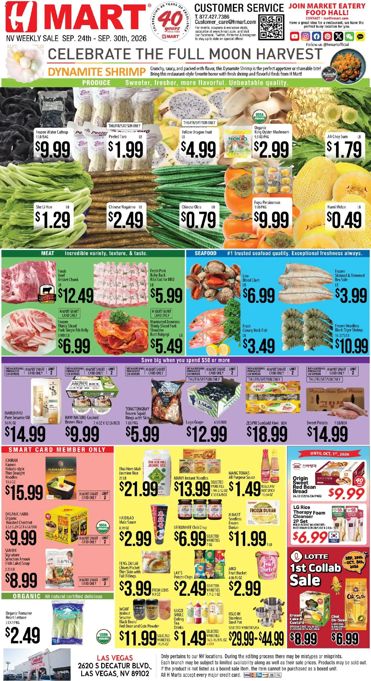 Ad Preview of Hmart Hmart Weekly Ad - ENGLISH - NV from 09/24/2026
