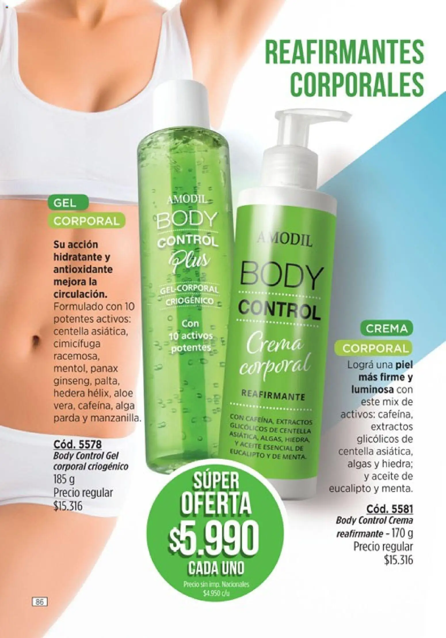 Vista previa del folleto de la tienda Amodil válido desde el 01/10/2026 - Body, Aceite, Crema