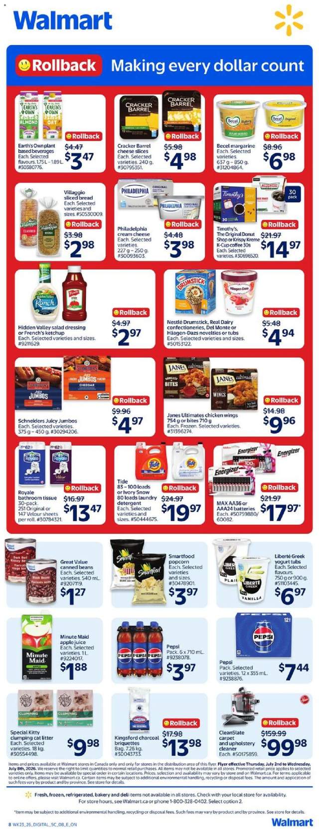 New Walmart flyer from Jul 02