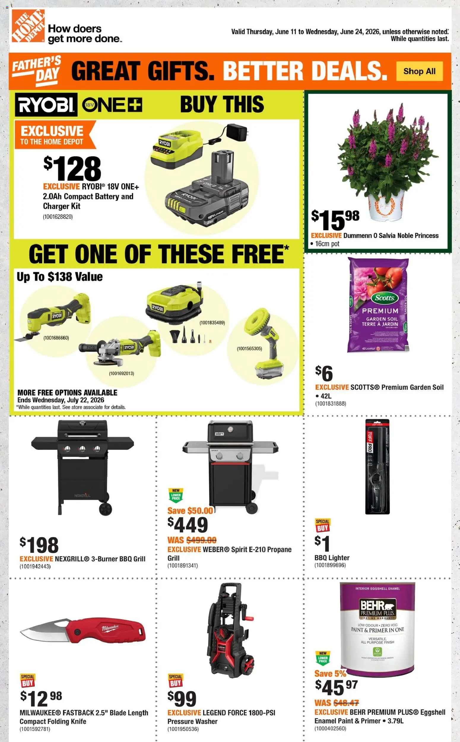 Preview of leaflet Home Depot weekly flyer / circulaire from shop Home Depot is valid from Jun 11, 2026