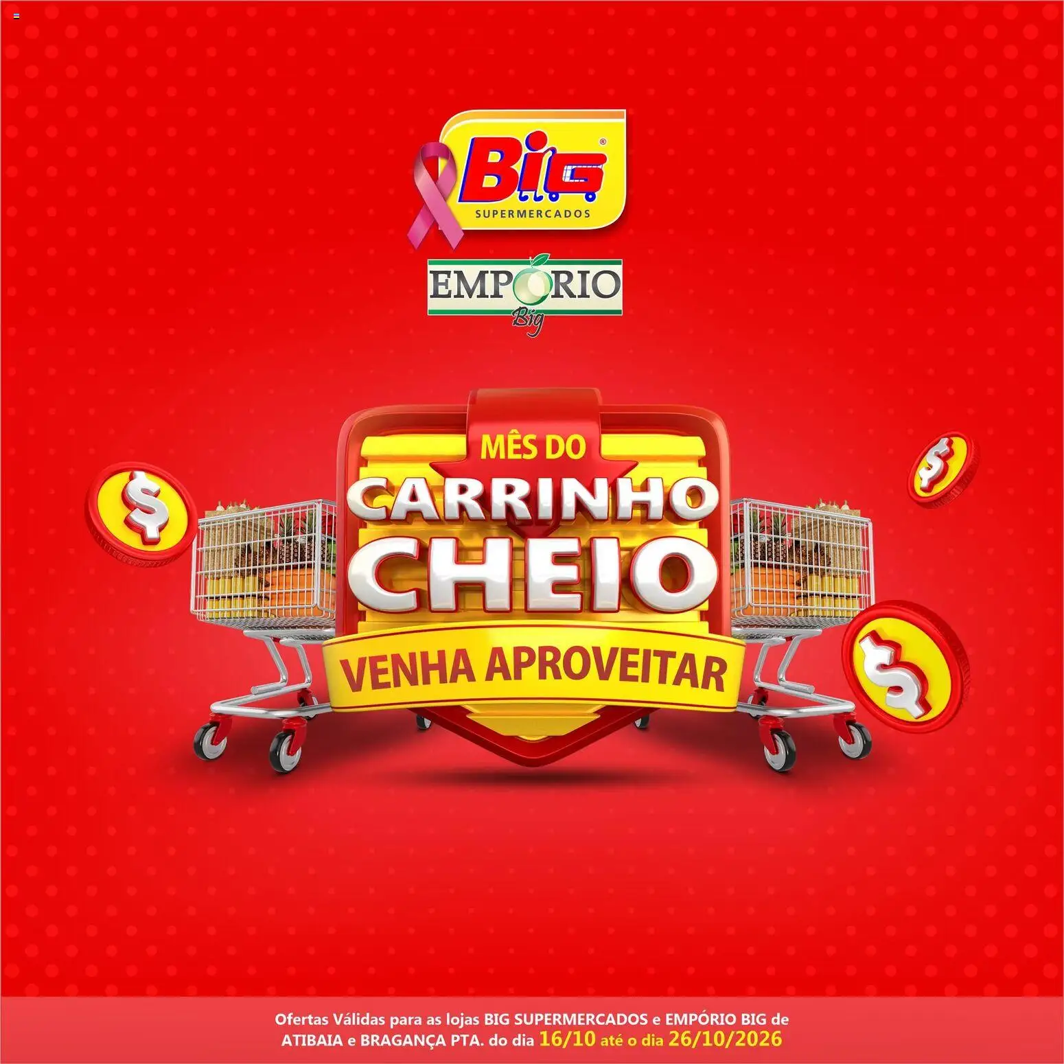 Pré-Visualização do folheto "Big Supermercados - Ofertas da semana" da loja Big Supermercados válido a partir de 16/10/2026