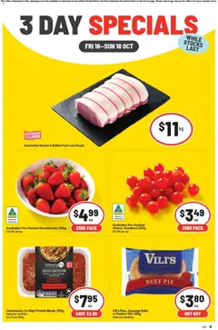 Preview of catalogue IGA 3 Day Specials NT from shop IGA valid 16/10/2026