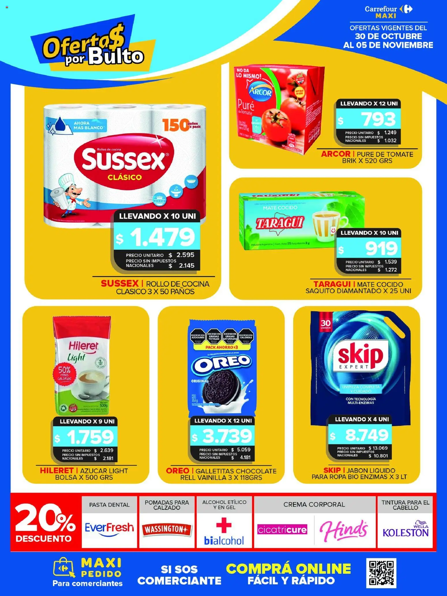 Vista previa del folleto de la tienda Carrefour Maxi válido desde el 30/10/2026 