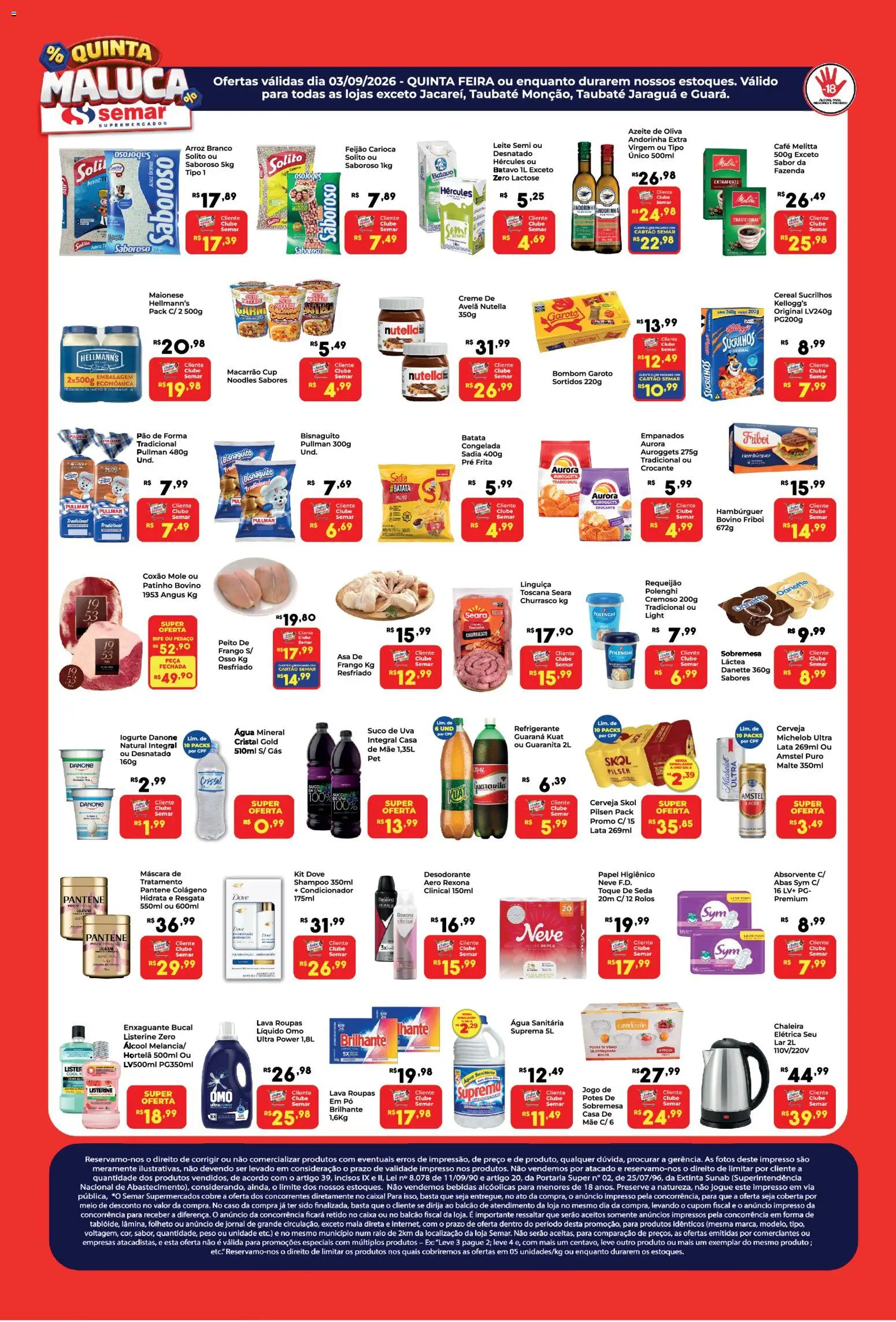 Ofertas Semar Supermercado até 03/09/2026. - Página 1