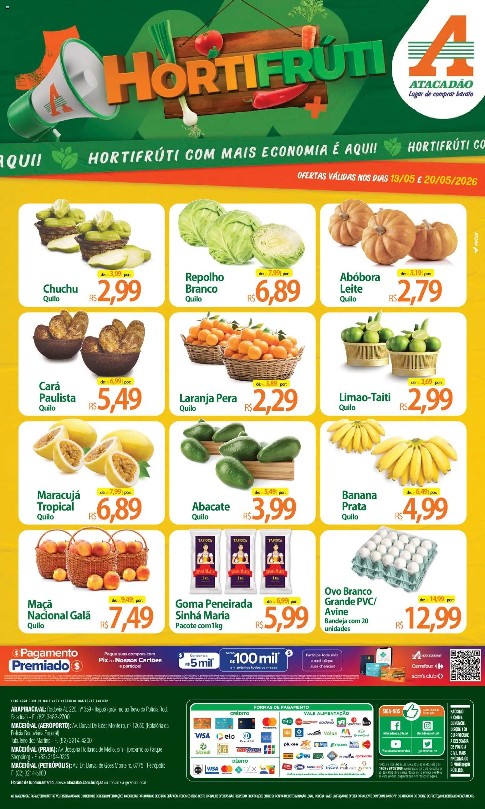 Pré-Visualização do folheto "Atacadão ofertas - AL" da loja Atacadão válido a partir de 19/05/2026
