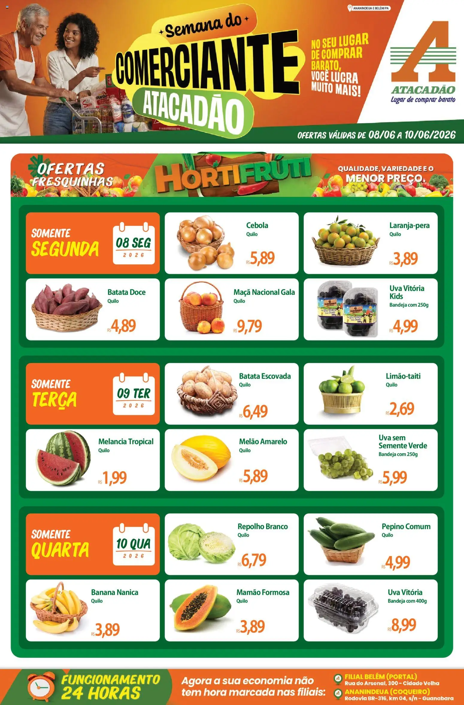 Pré-Visualização do folheto "Atacadão ofertas - PA" da loja Atacadão válido a partir de 08/06/2026
