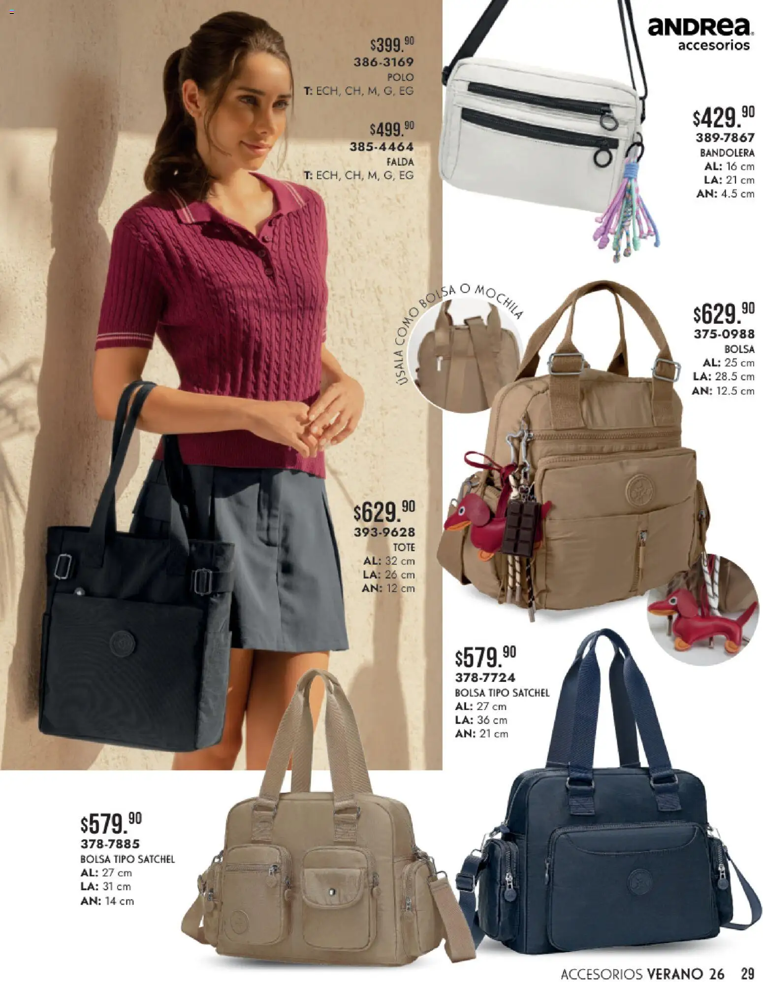 Vista previa las ofertas de la tienda Andrea - Andrea catálogo Accesorios para todos desde el 24/05/2026 