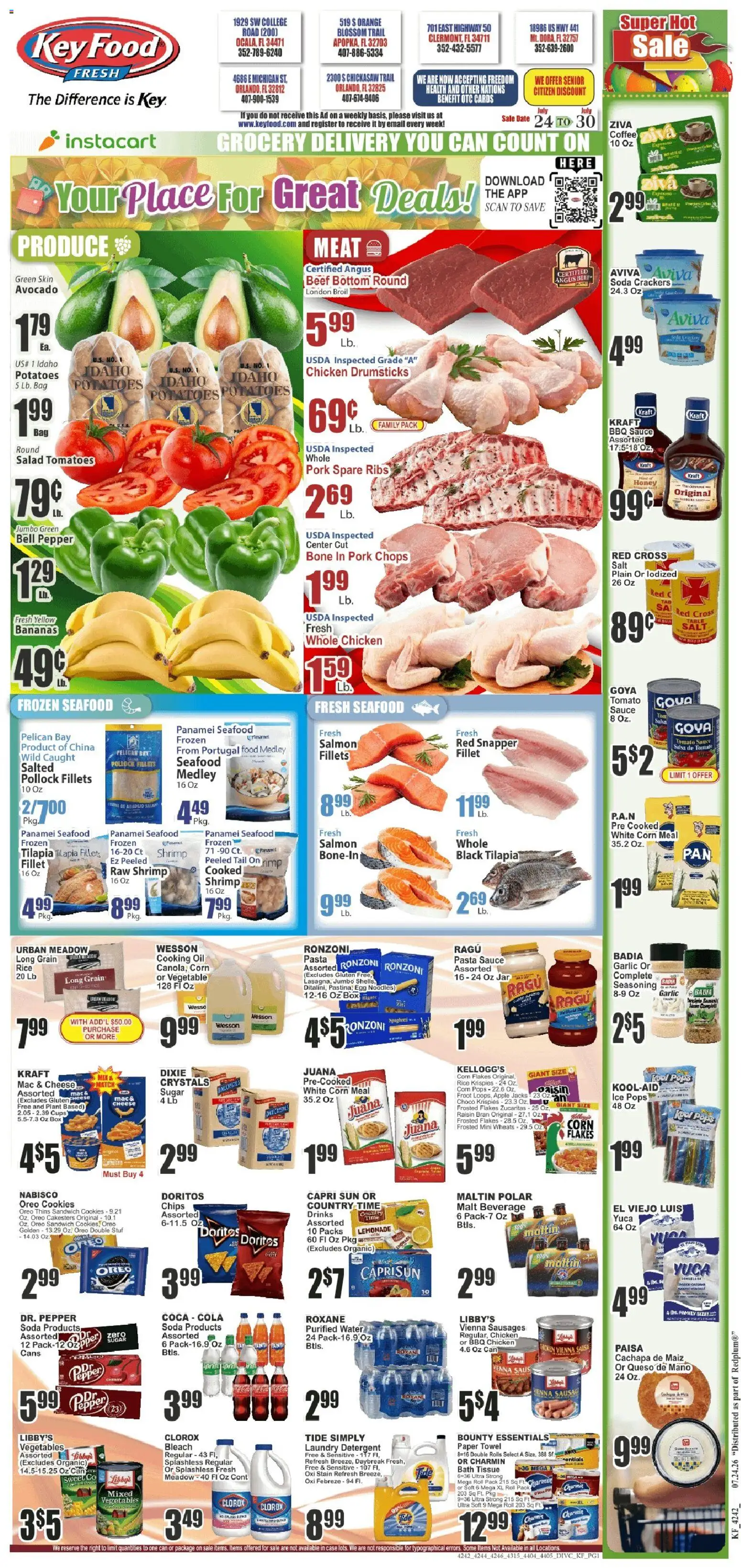 Ad Preview of Key Food Key Food Weekly Ad from 07/24/2026