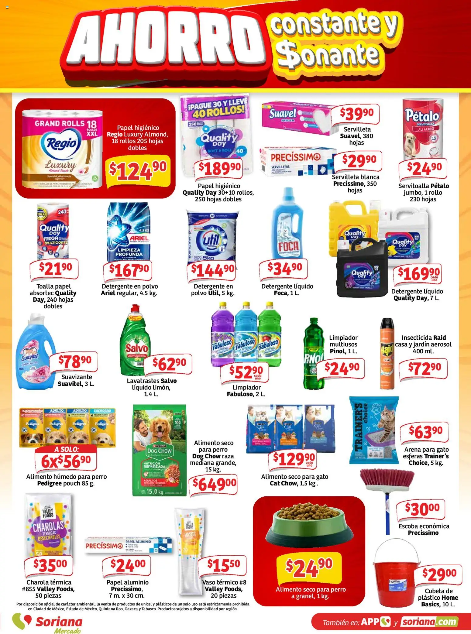 Vista previa las ofertas de la tienda Soriana - Soriana Ahorro constante y sonante Mercado Nacional desde el 31/07/2026 