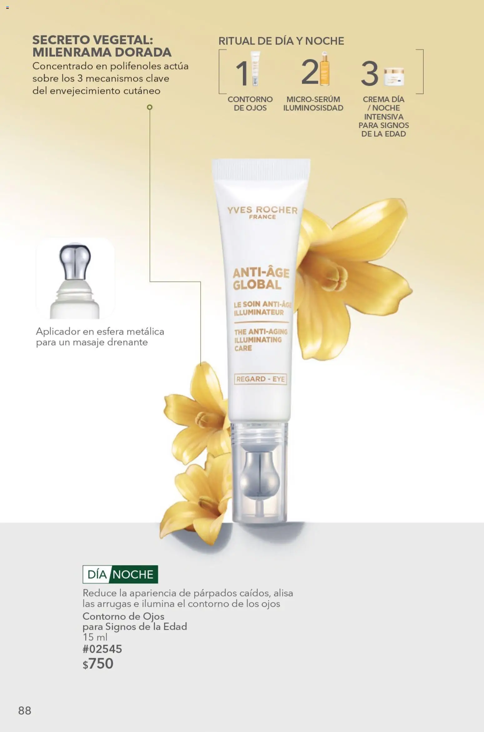 Vista previa las ofertas de la tienda Yves Rocher - Yves Rocher campaña 9 2026 desde el 23/06/2026 - Crema, Sobre, Contorno de ojos, Contorno
