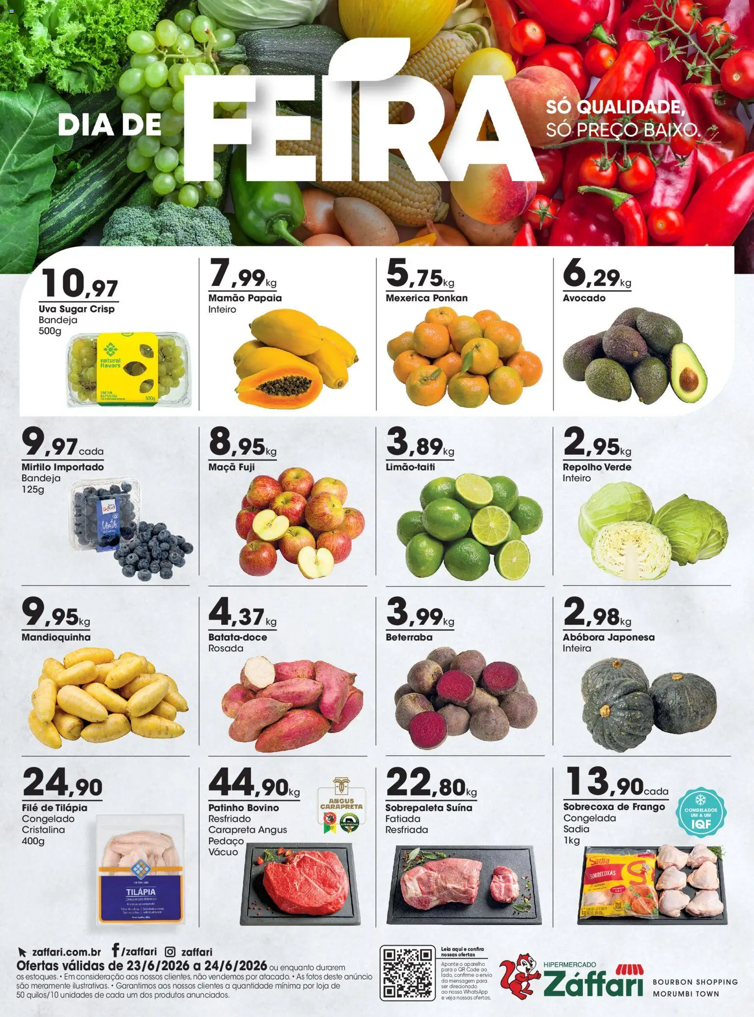 Pré-Visualização do folheto "Zaffari ofertas Dia de Feira - SP" da loja Zaffari válido a partir de 23/06/2026