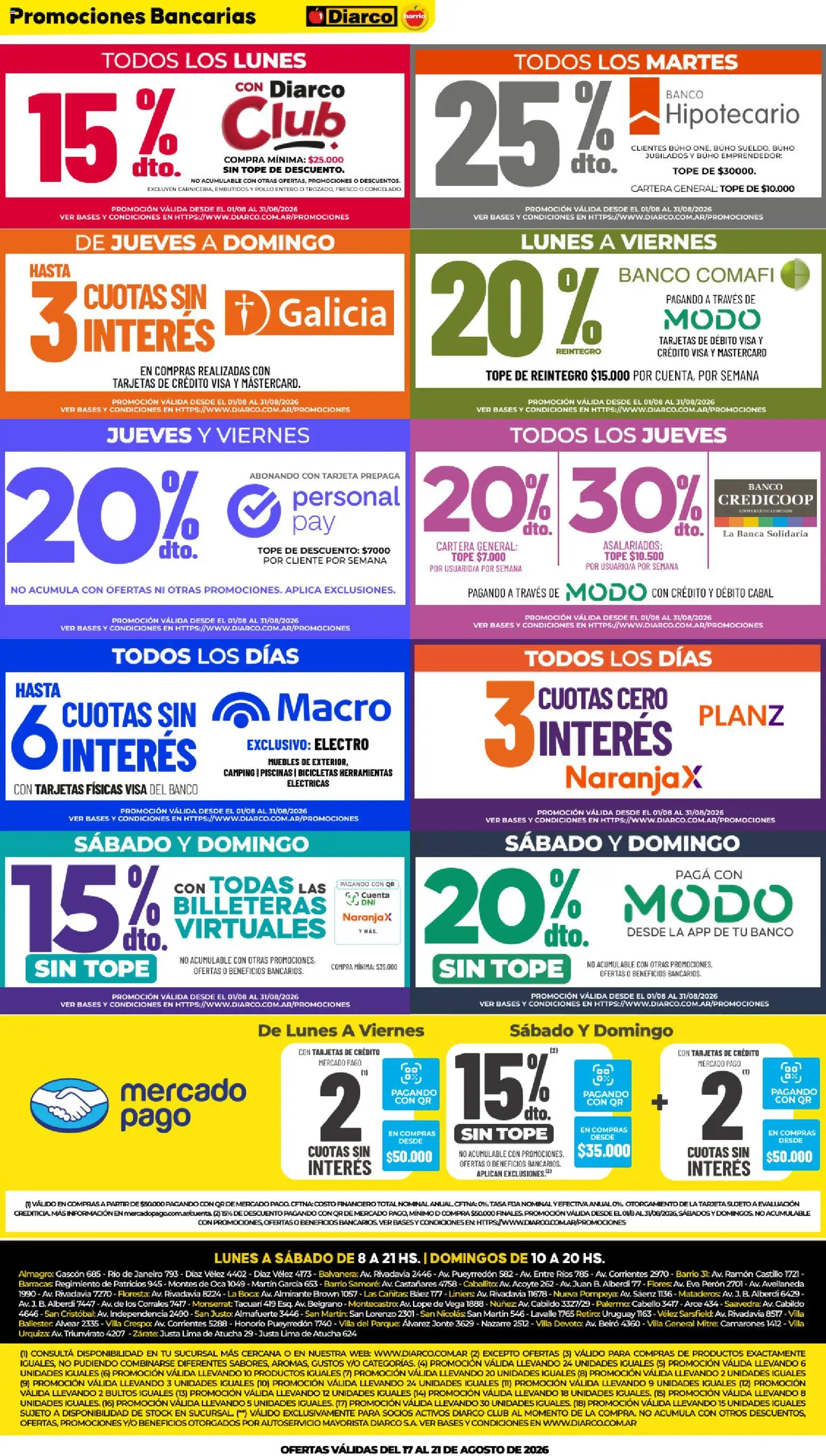 Vista previa del folleto de la tienda Diarco válido desde el 17/08/2026 