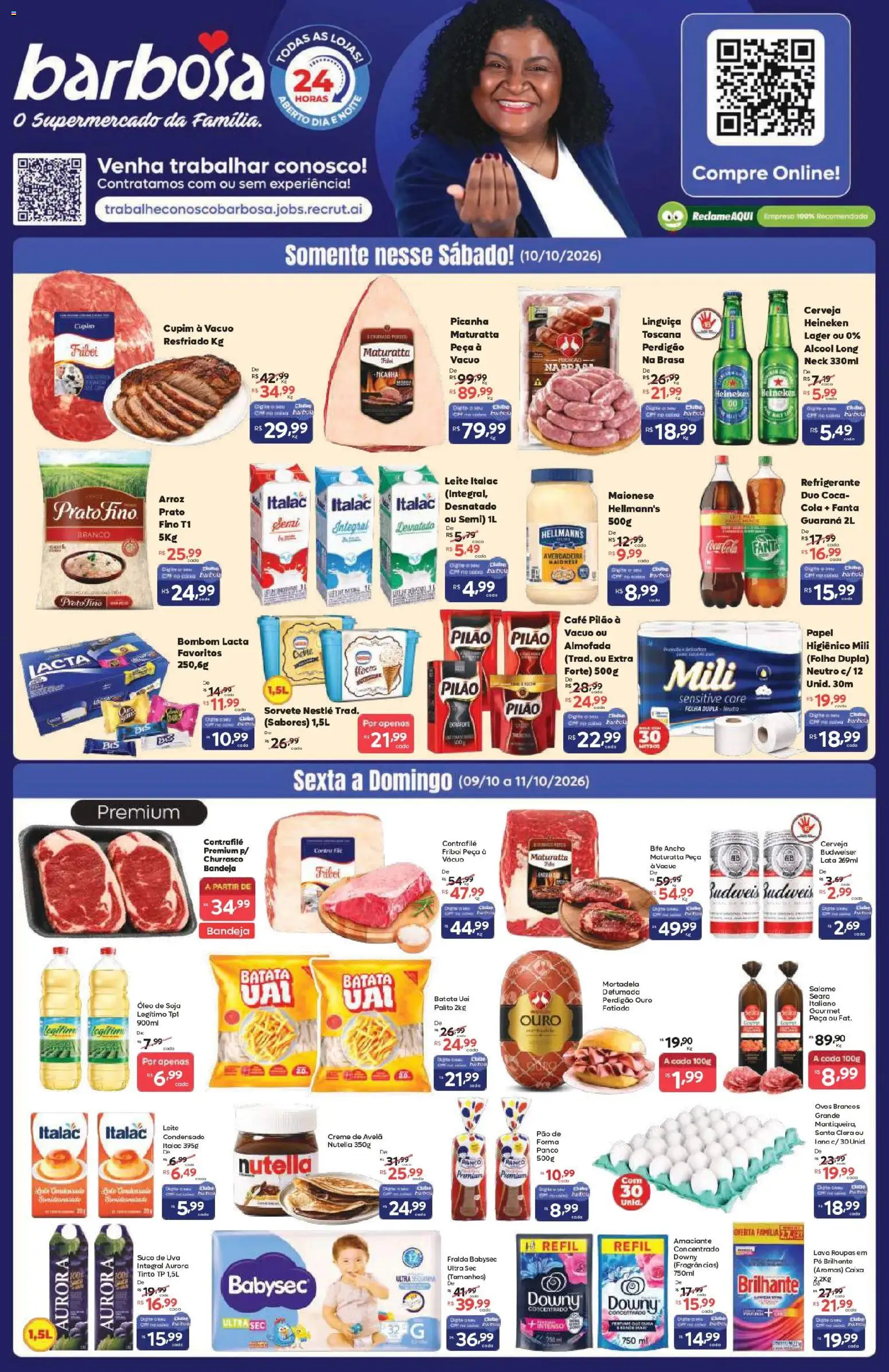 Pré-Visualização do folheto "Barbosa Supermercados - Ofertas da semana" da loja Barbosa Supermercados válido a partir de 09/10/2026