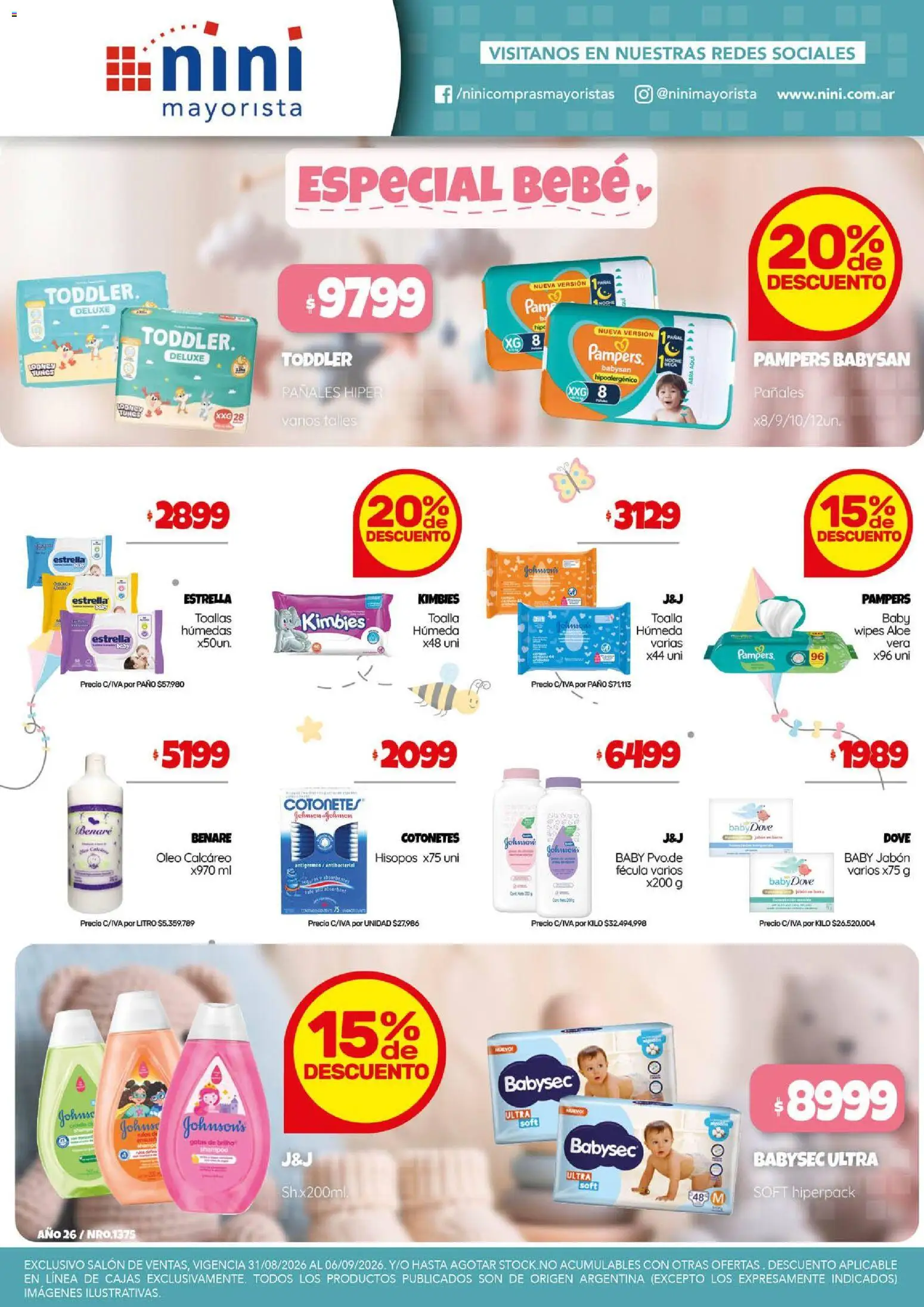 Vista previa del folleto de la tienda NINI Mayorista válido desde el 31/08/2026 