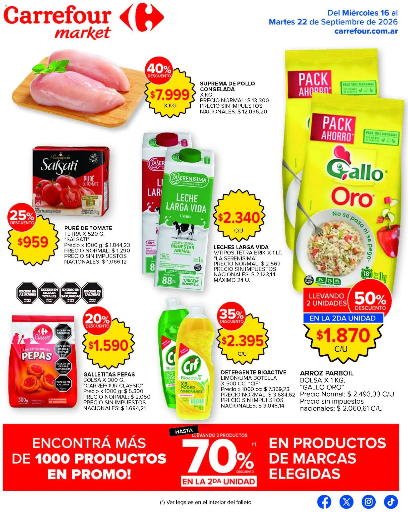 Vista previa del folleto de la tienda Carrefour válido desde el 16/09/2026 