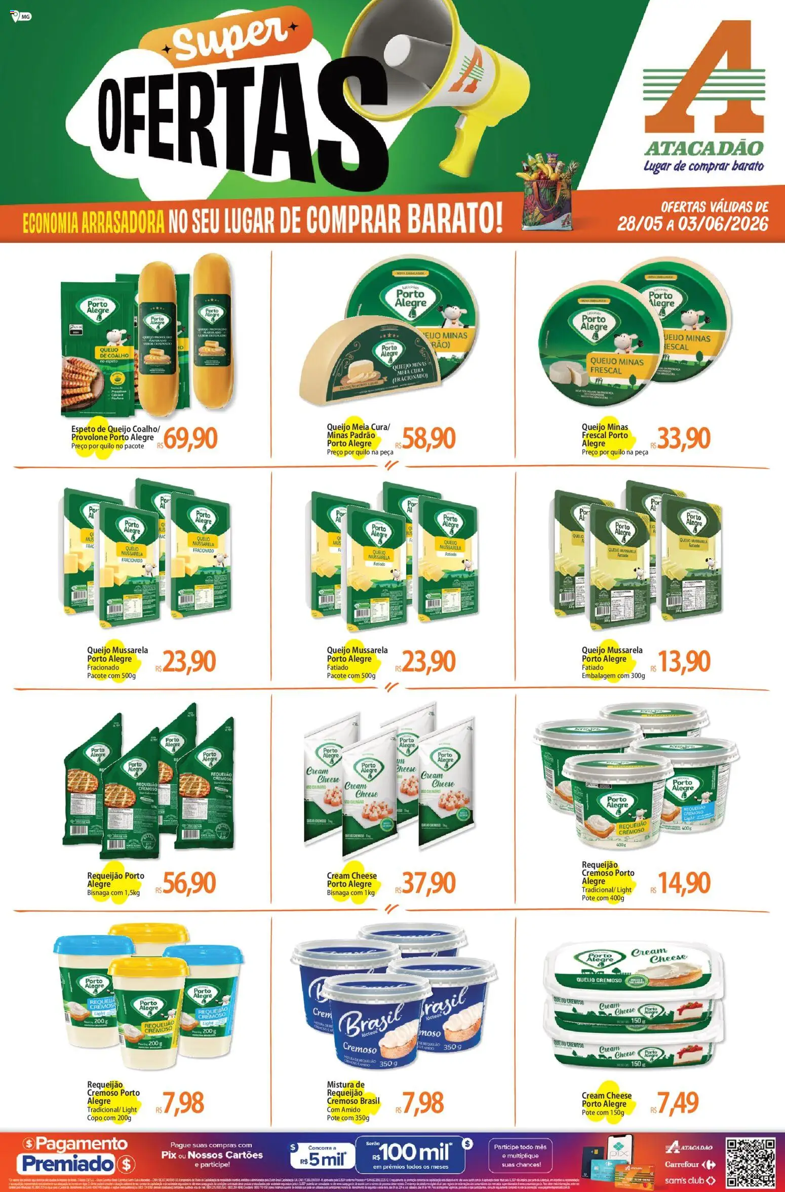 Pré-Visualização do folheto "Atacadão ofertas - MG" da loja Atacadão válido a partir de 28/05/2026