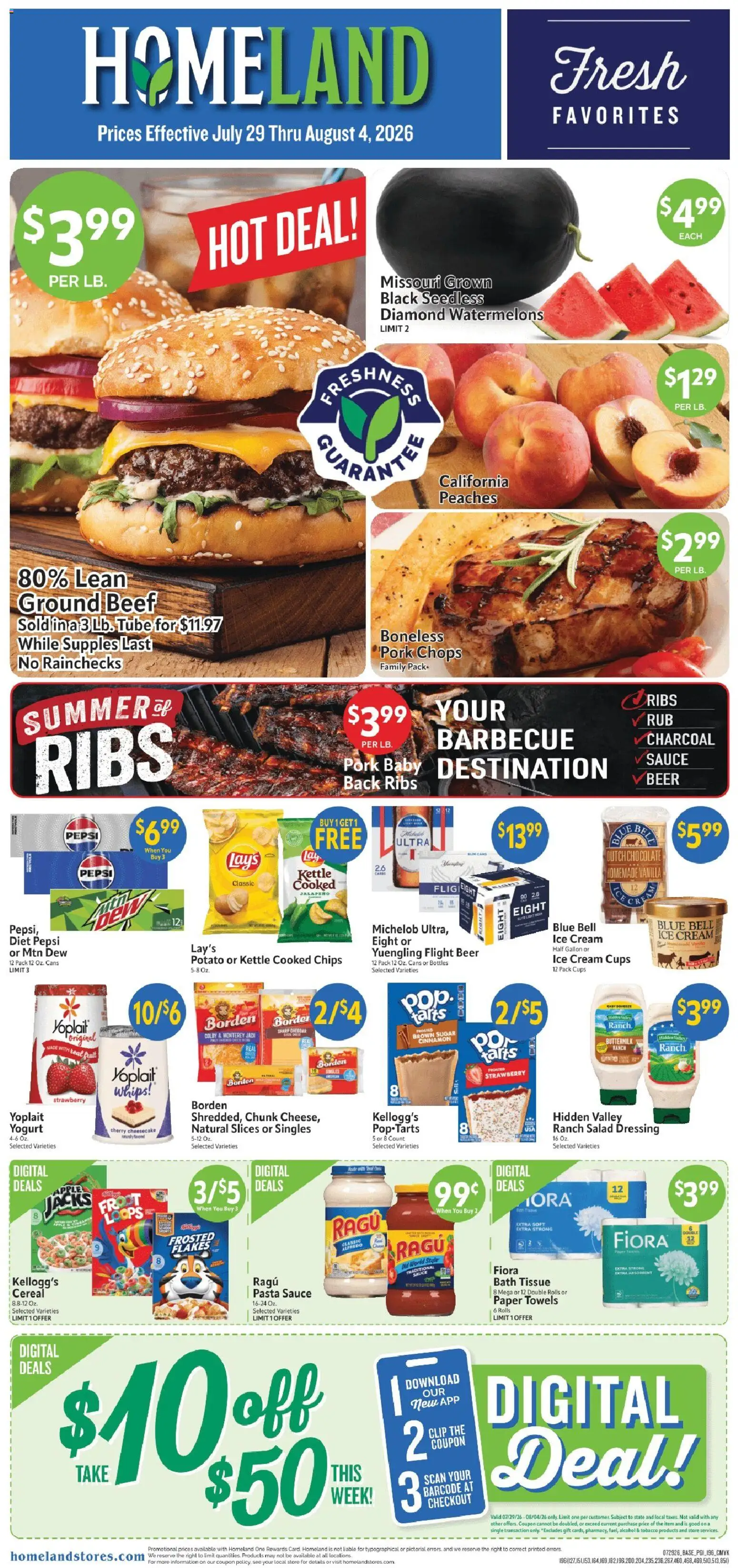 Homeland Weekly Ad from 07/29/2026 >> Flyer