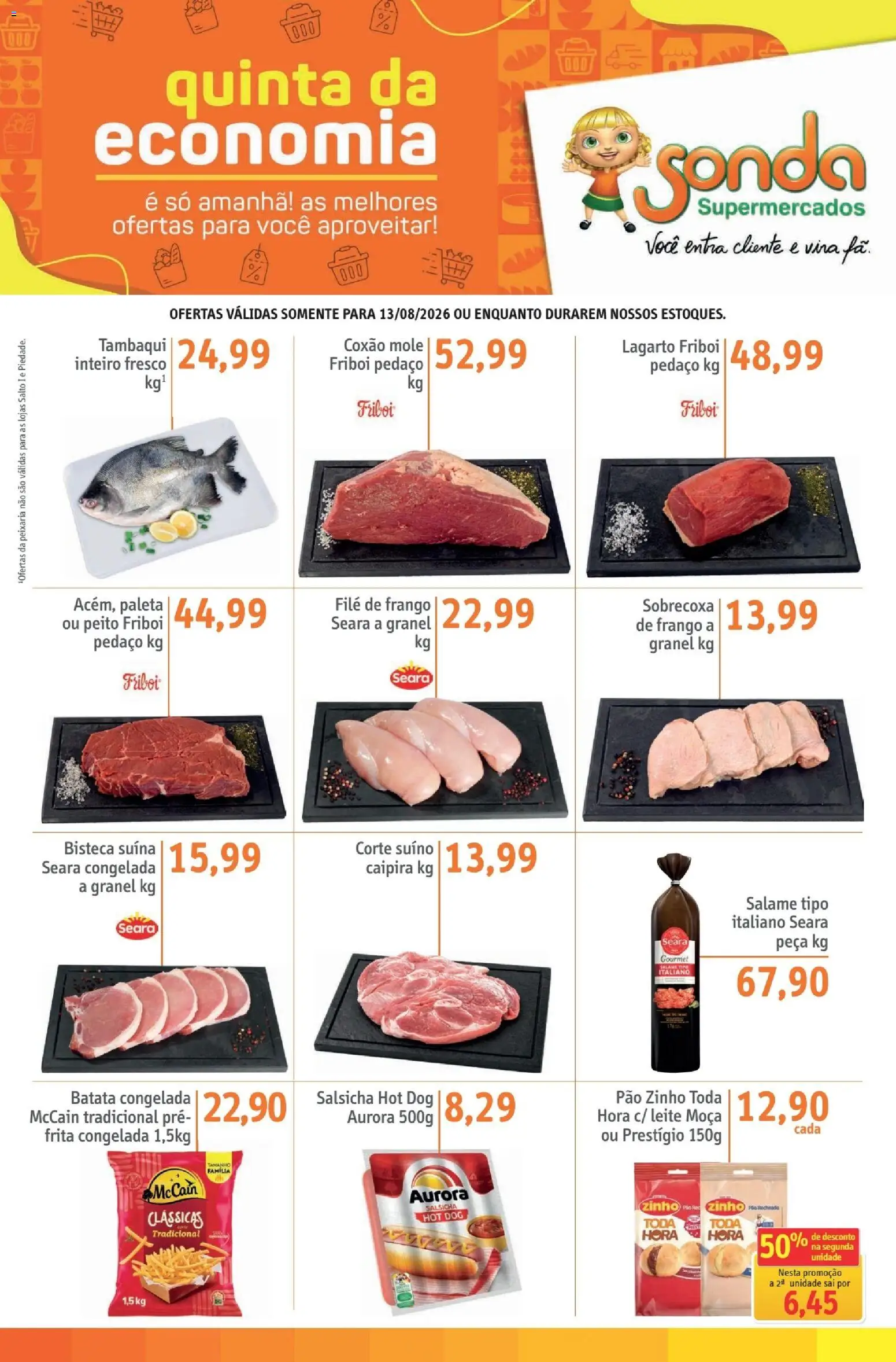 Pré-Visualização do folheto "Sonda ofertas Quinta da Economia" da loja Sonda válido a partir de 13/08/2026