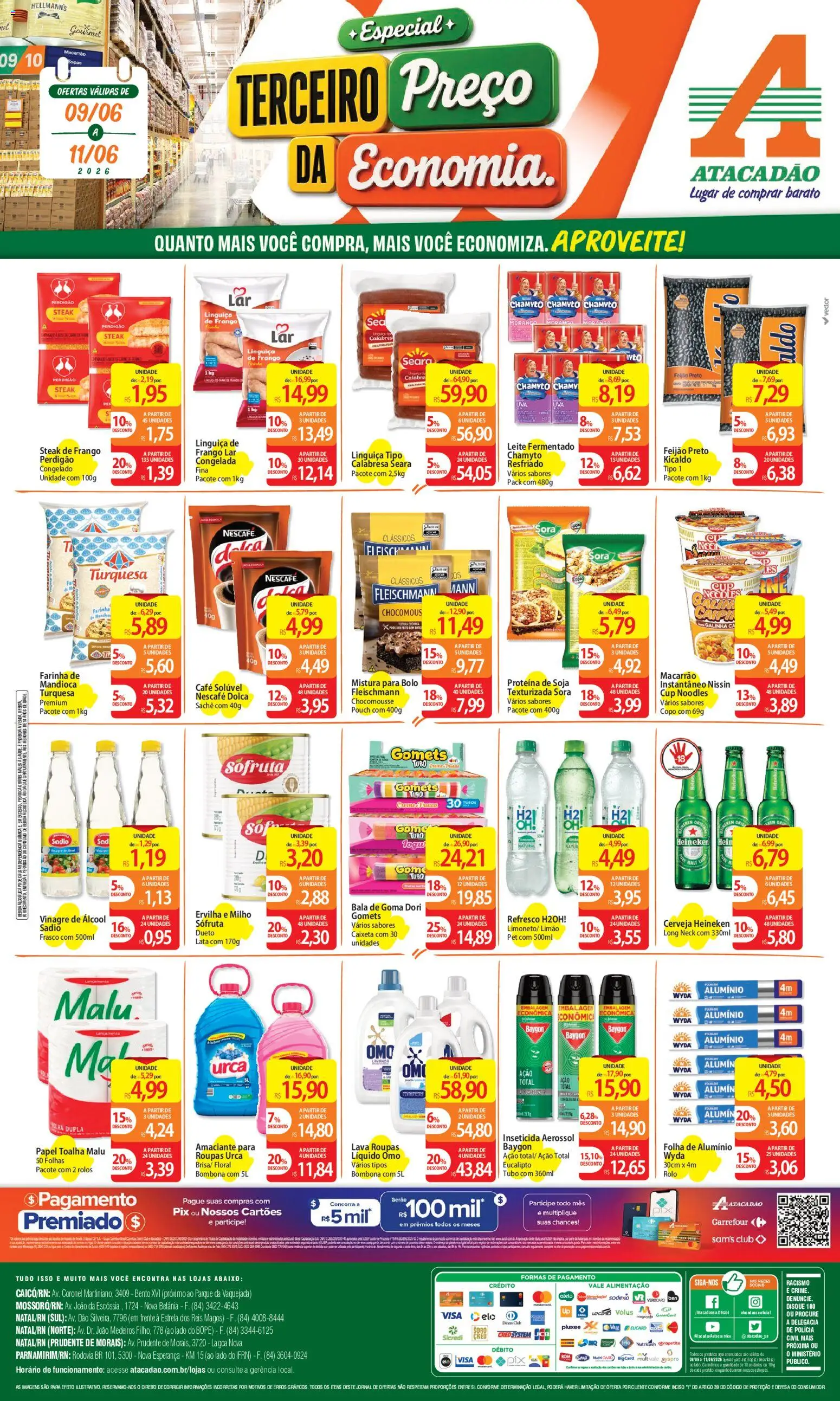 Pré-Visualização do folheto "Atacadão ofertas - RN" da loja Atacadão válido a partir de 09/06/2026