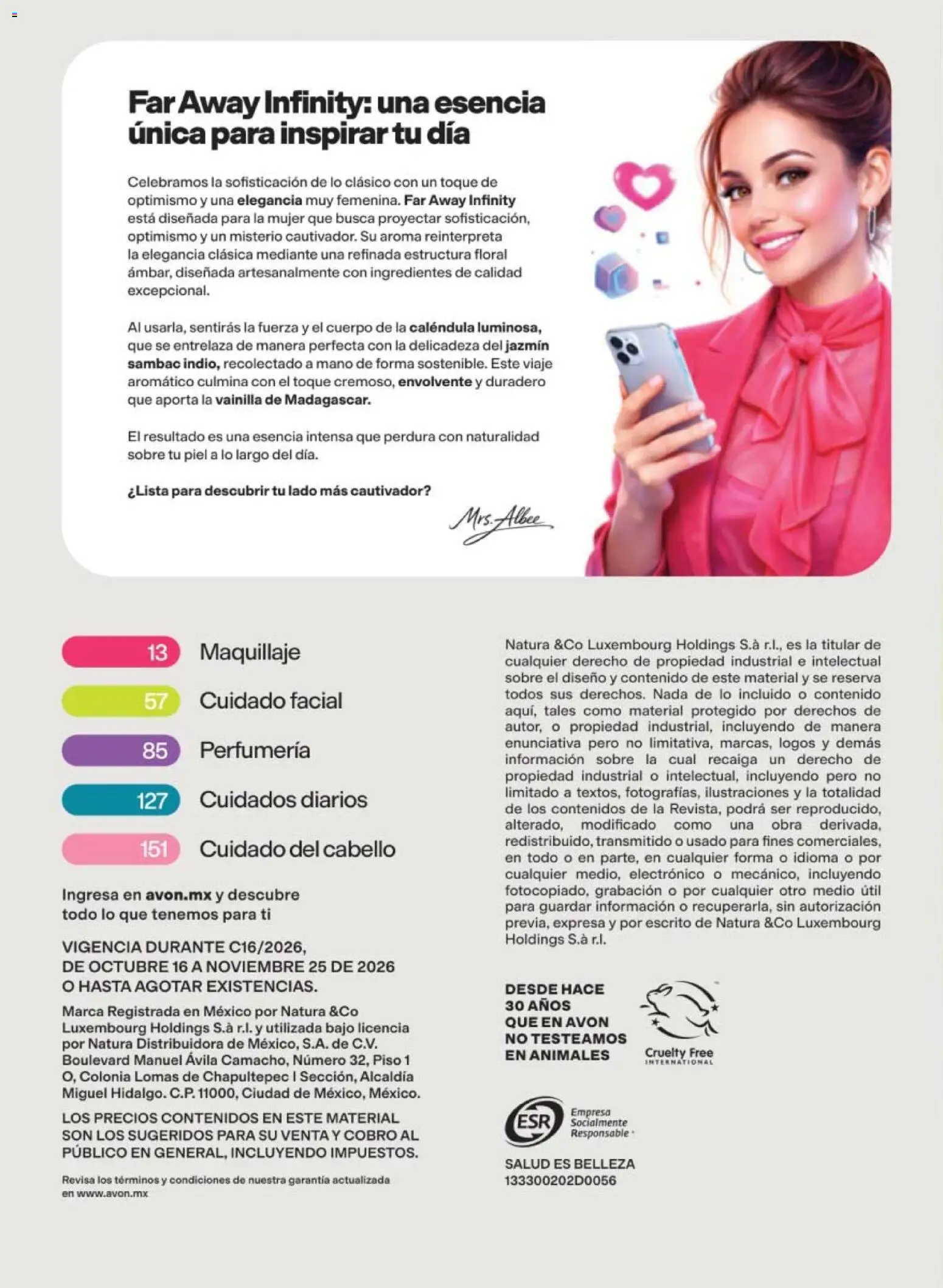 Vista previa las ofertas de la tienda AVON - AVON campaña 16 2026 desde el 05/10/2026 
